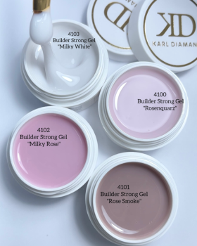 Builder Strong Gel Milky White soak off Karl Diamant 11 ml